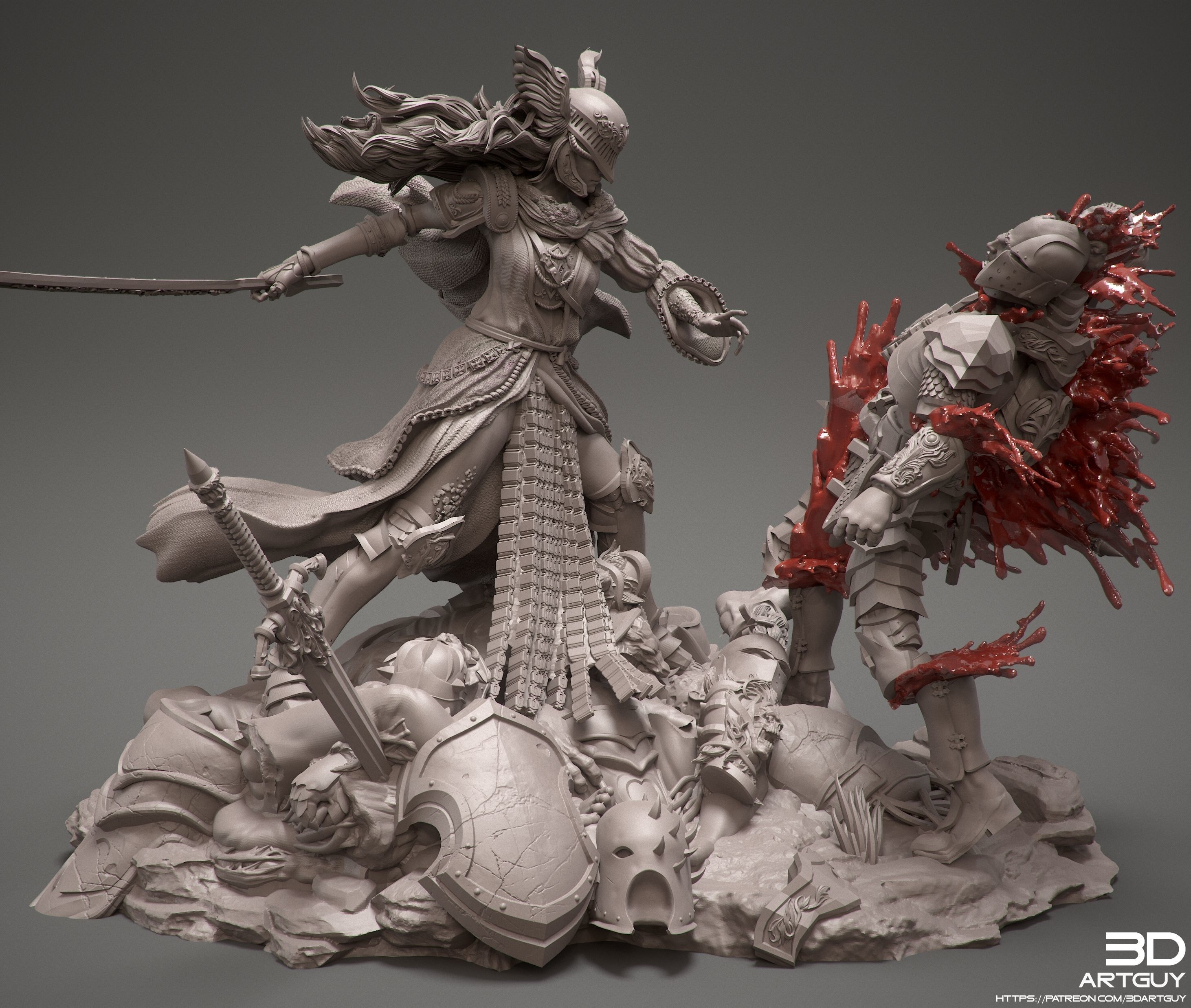 Fantasy Characters Pack May 2022 3D Prints STL File 3D print model_2
