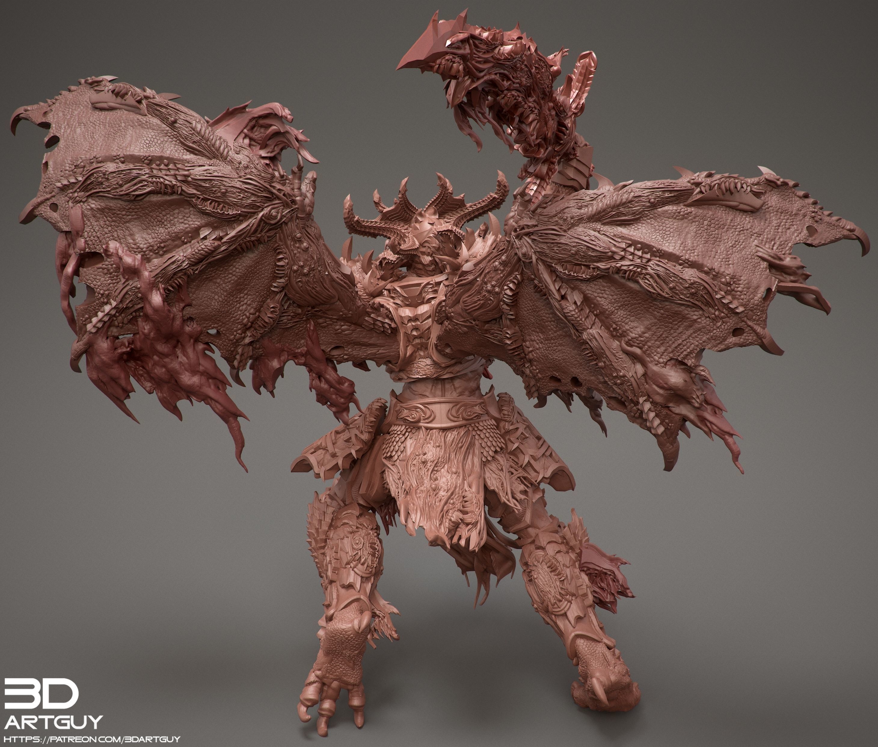 Fantasy Characters Pack May 2022 3D Prints STL File 3D print model_16