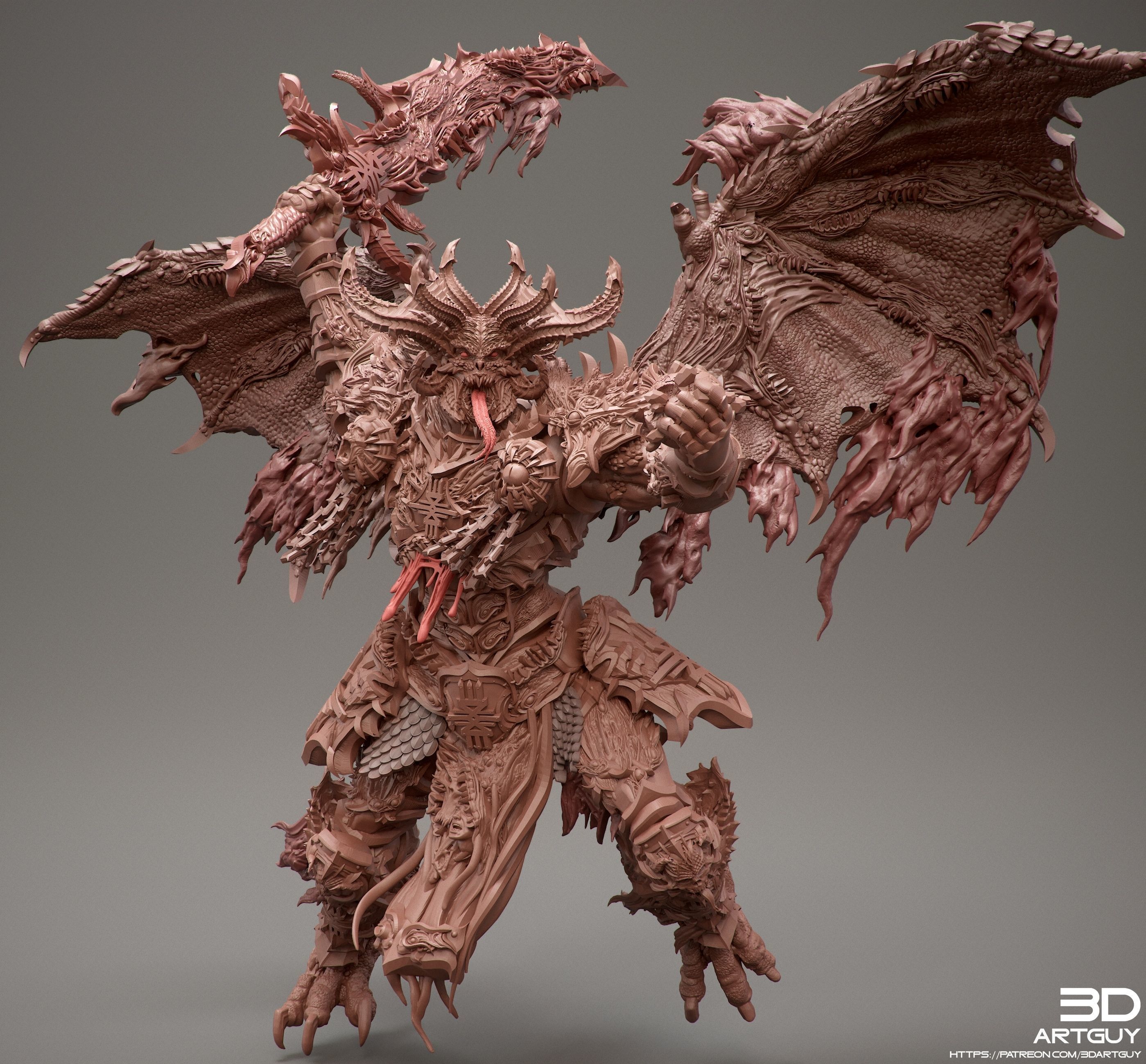 Fantasy Characters Pack May 2022 3D Prints STL File 3D print model_15