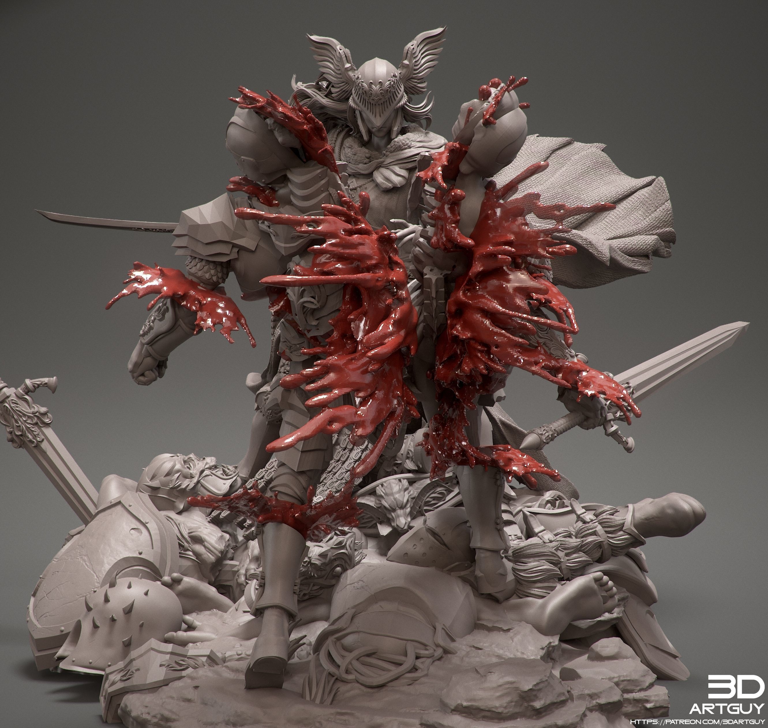Fantasy Characters Pack May 2022 3D Prints STL File 3D print model_18