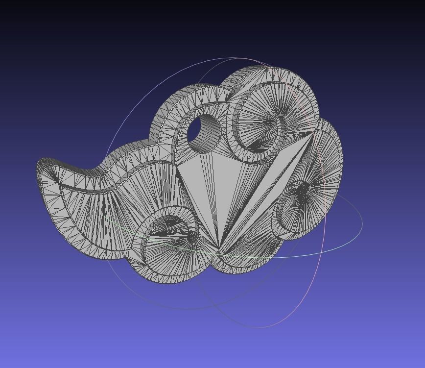 Akatsuki Keychain 3D print model_4