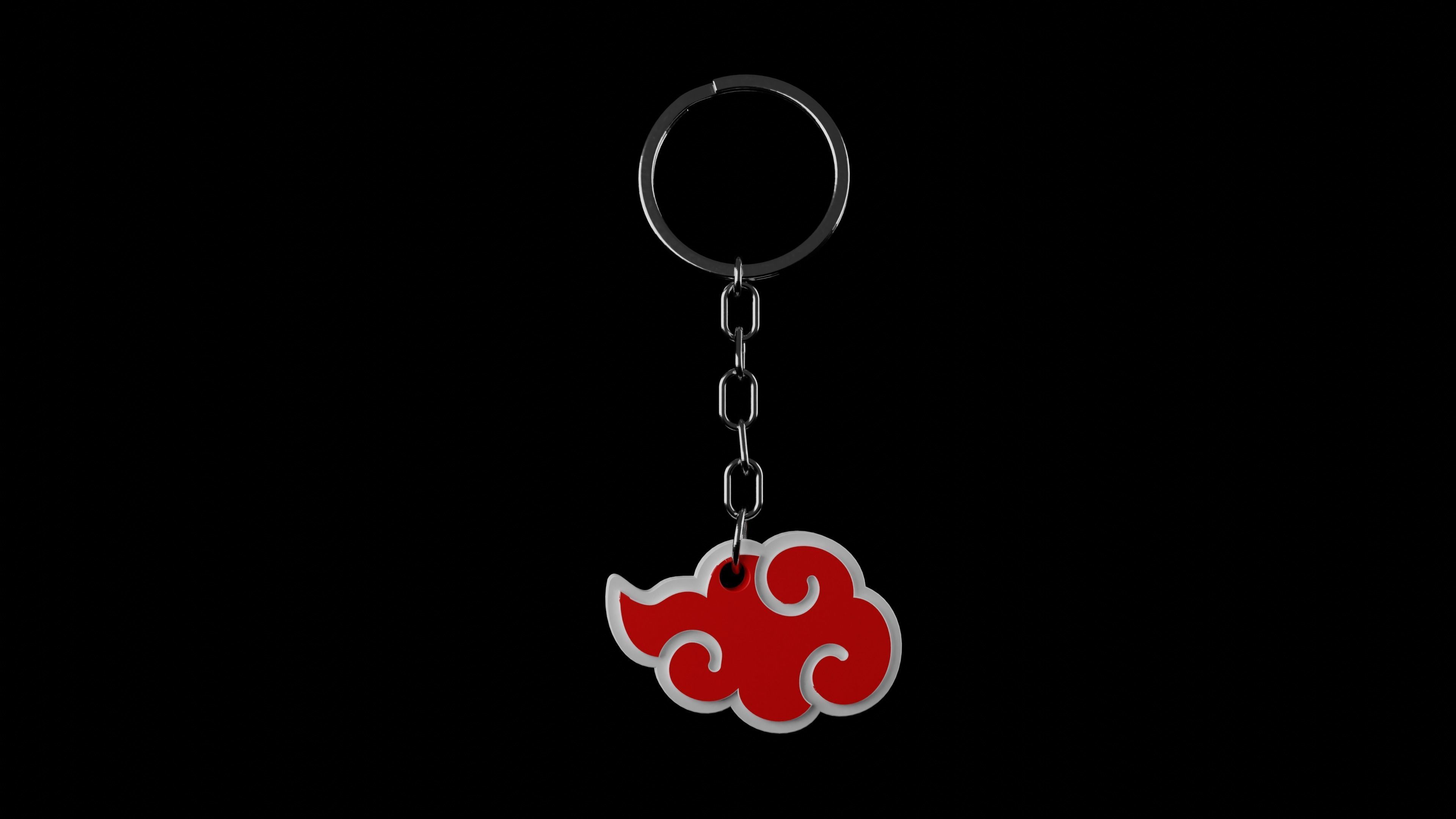 Akatsuki Keychain 3D print model_1