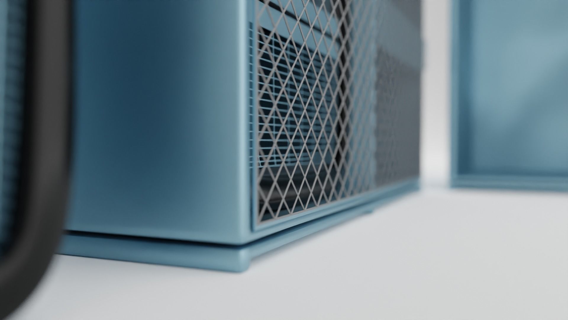 Grocery Fridge and Cage Free 3D model_7