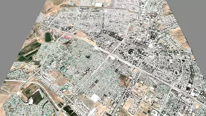 Cityscape Ashgabat Turkmenistan