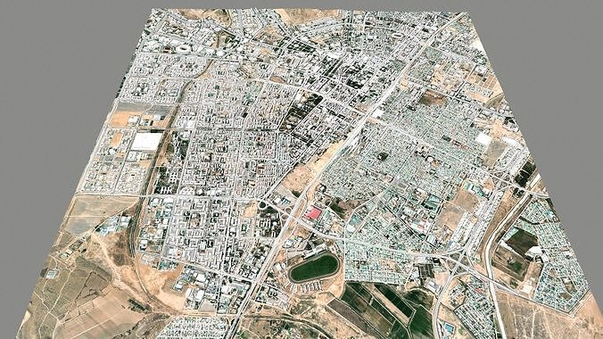 Cityscape Ashgabat Turkmenistan 3D model 7