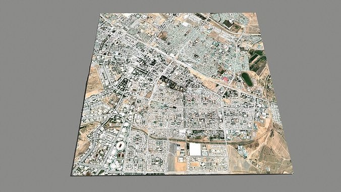 Cityscape Ashgabat Turkmenistan 3D model 2