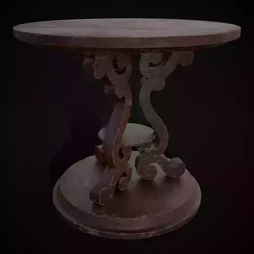 Medieval Antique Three Legged Table
