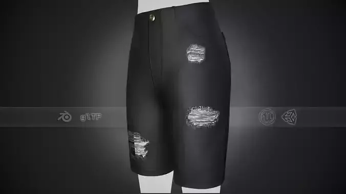 Black Shorts Style 4