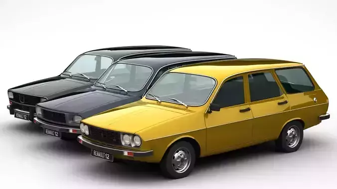 Renault 12 SW Pack 3D model