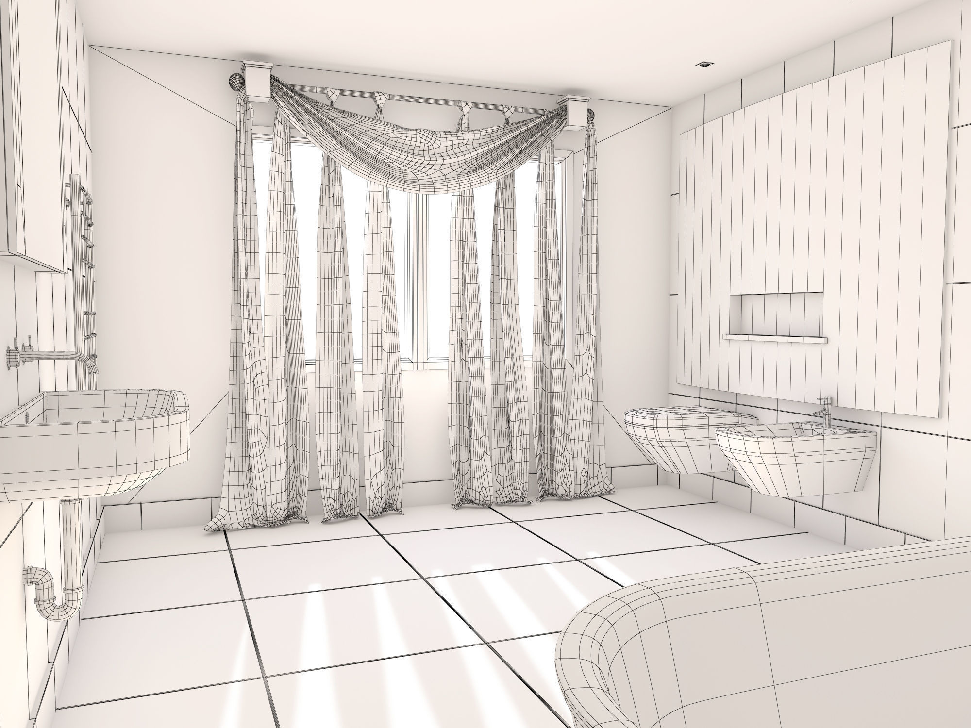 Bathroom 36 3D model_7