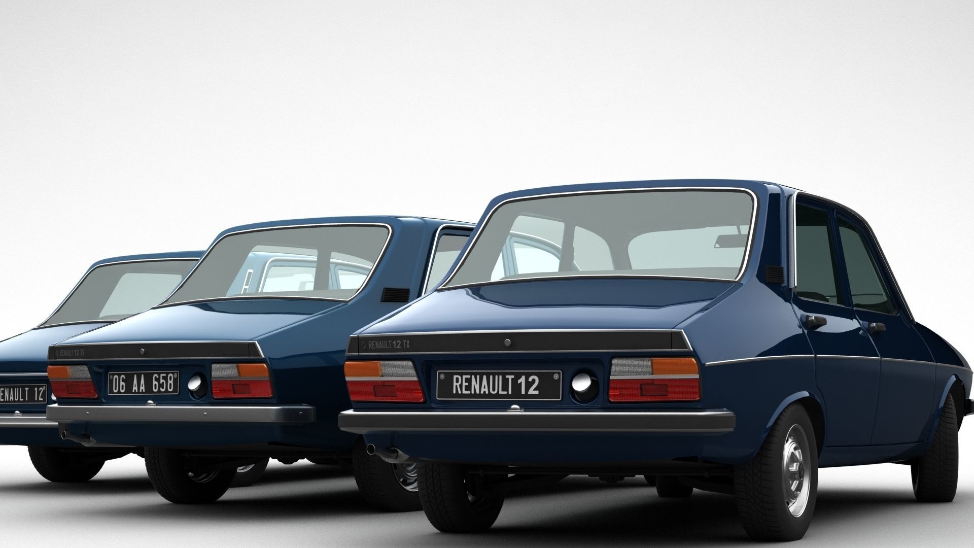 Renault 12 TL - TS - TX Pack 3D model_6