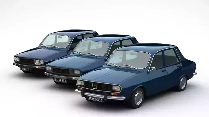 Renault 12 TL - TS - TX Pack 3D model