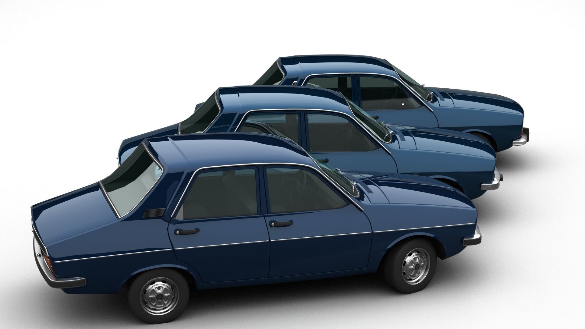 Renault 12 TL - TS - TX Pack 3D model_7