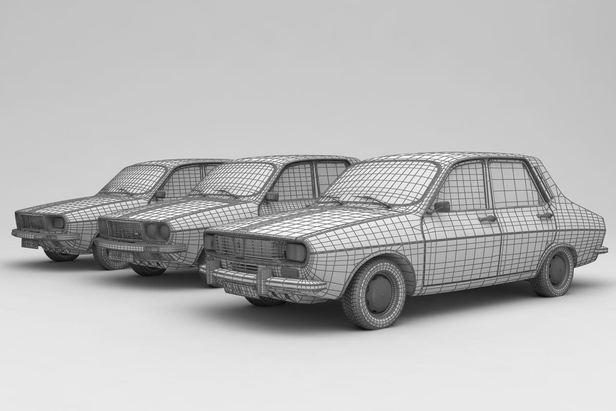 Renault 12 TL - TS - TX Pack 3D model_11