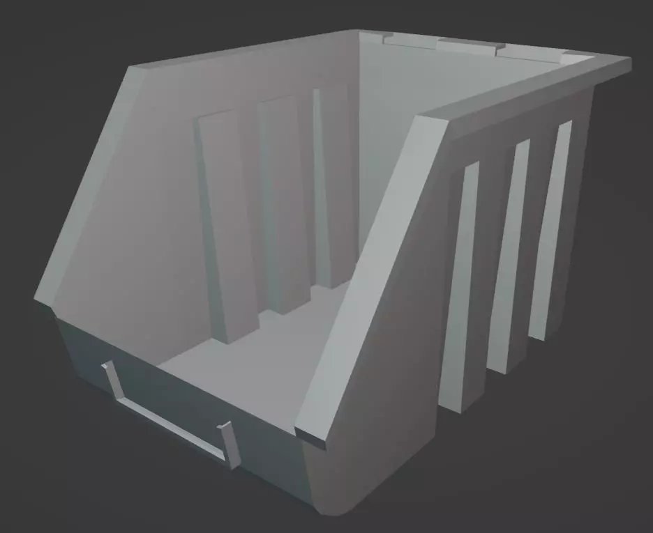 Bin for screws Free 3D model