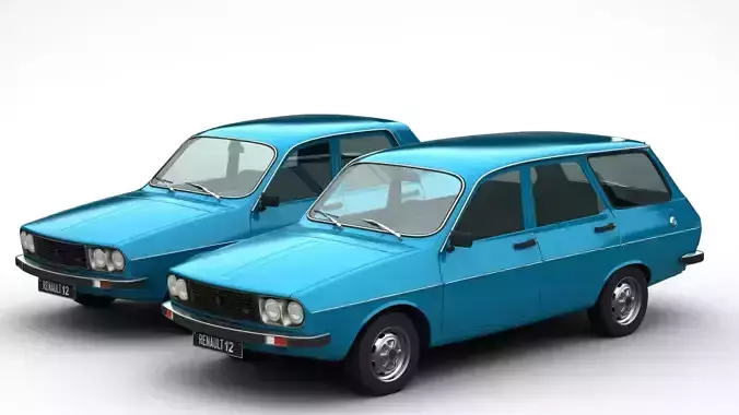Renault 12 TX - TSW Pack 3D model