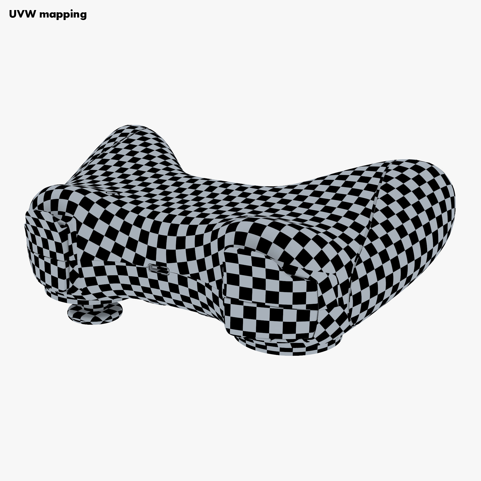 Generic Video Game Controller M 4 3D model_40