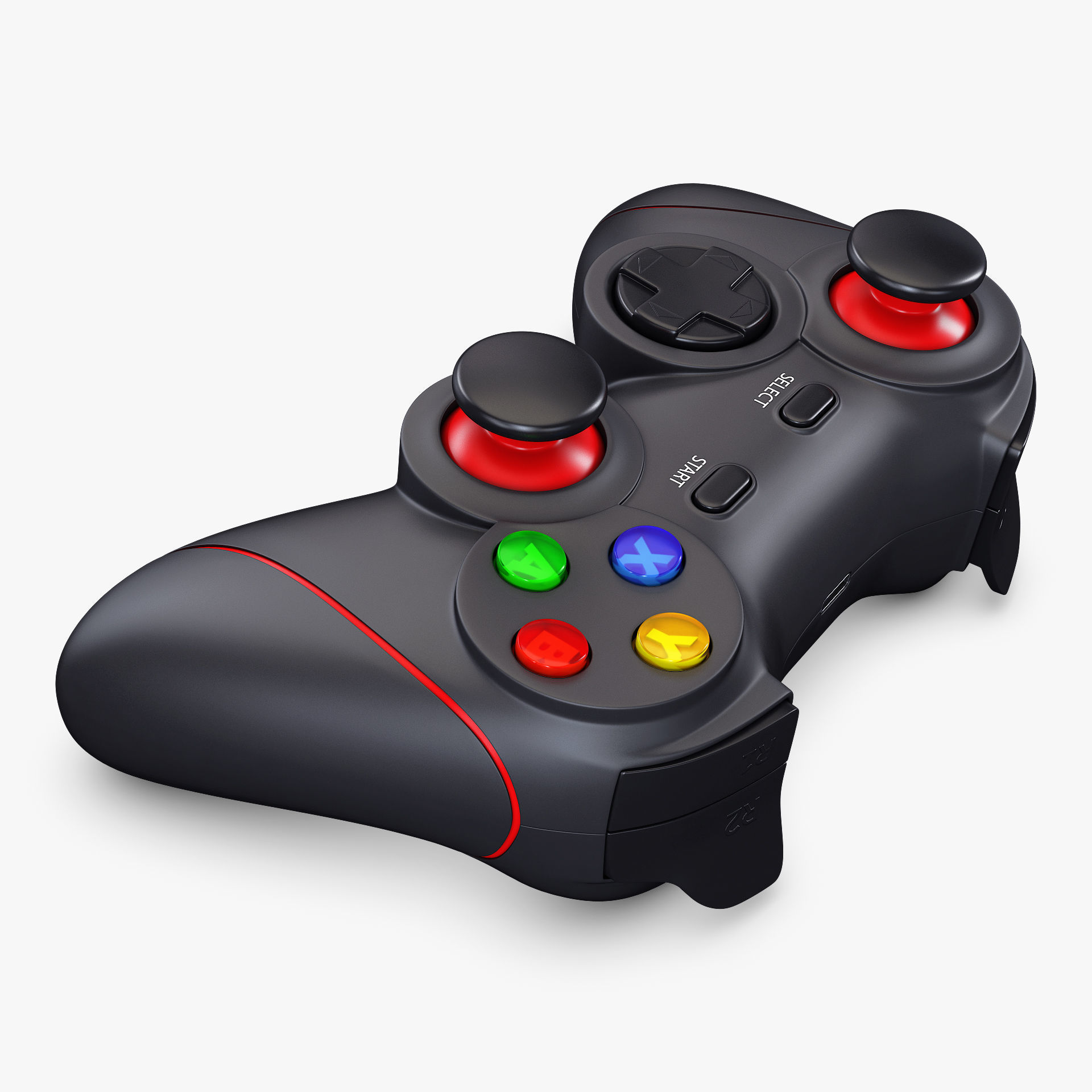 Generic Video Game Controller M 4 3D model_4