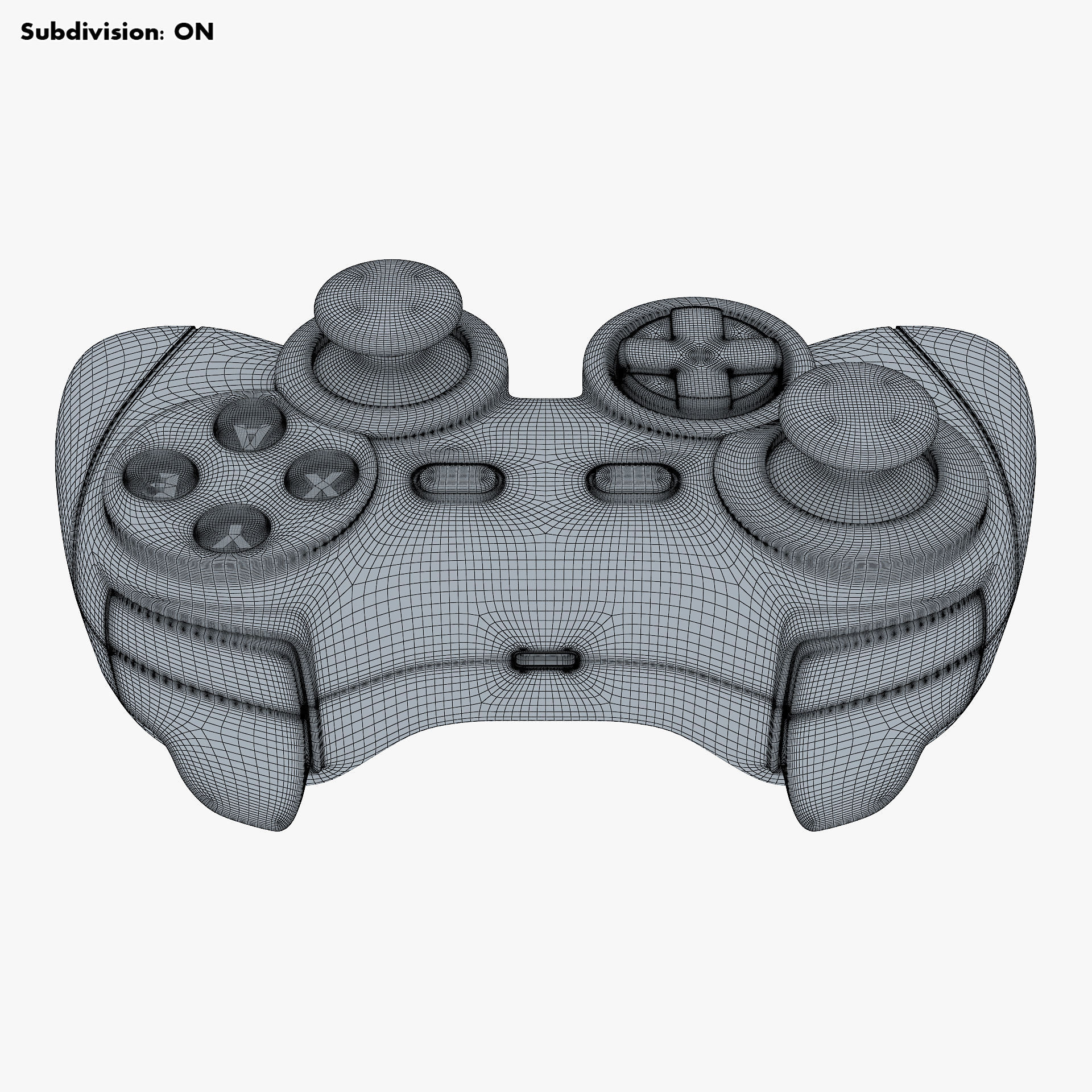 Generic Video Game Controller M 4 3D model_19