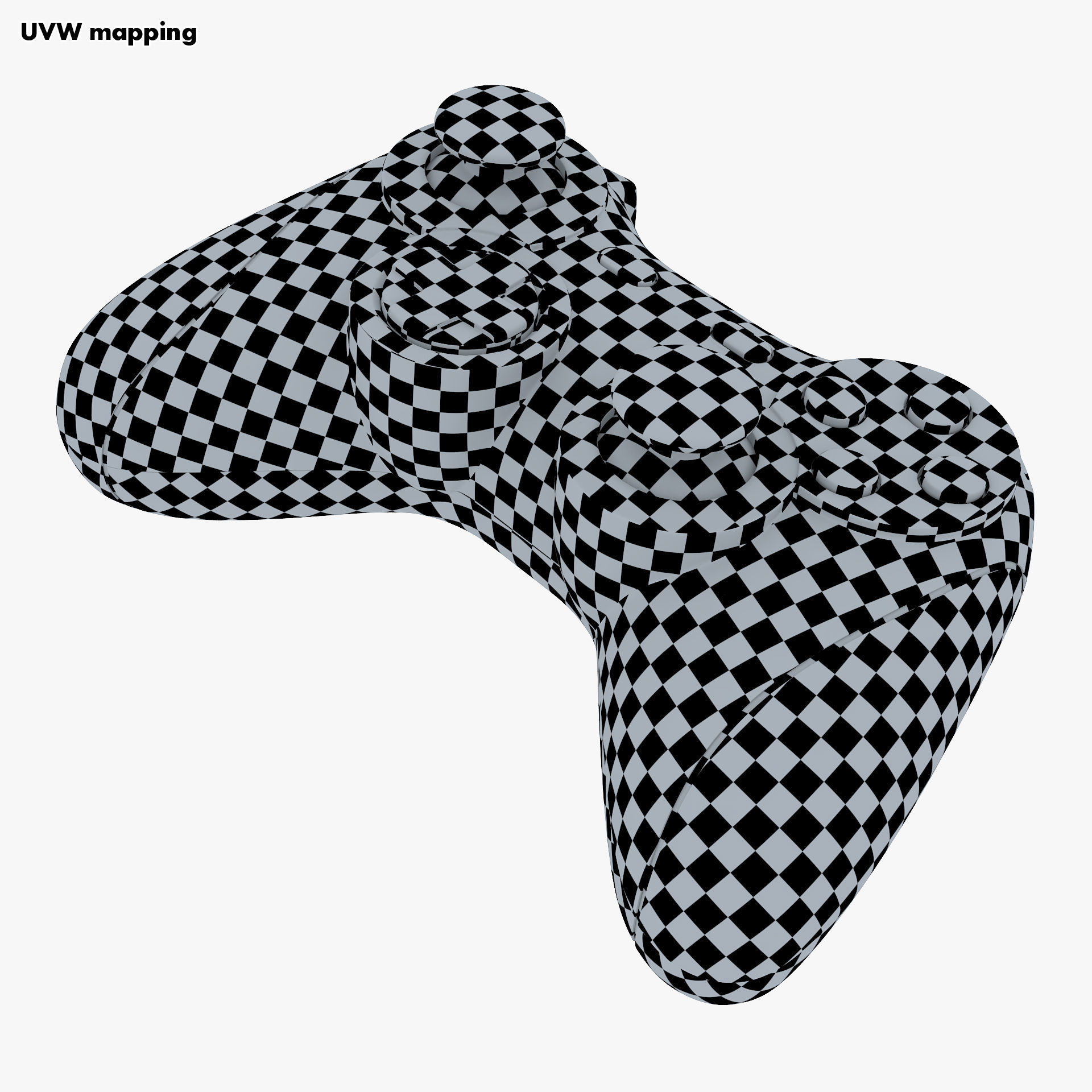 Generic Video Game Controller M 4 3D model_39