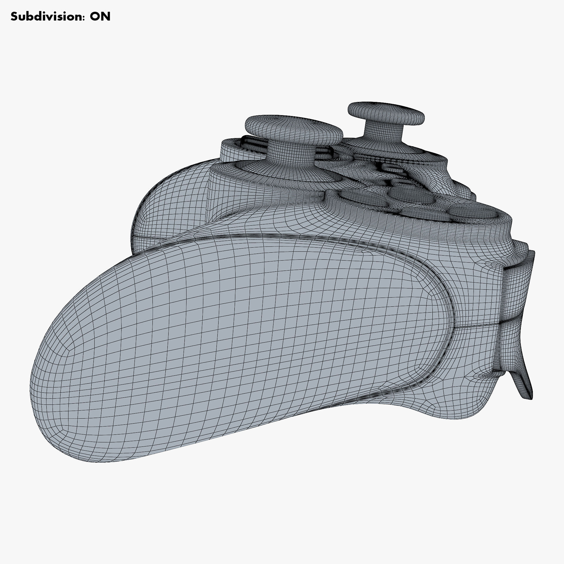 Generic Video Game Controller M 4 3D model_25