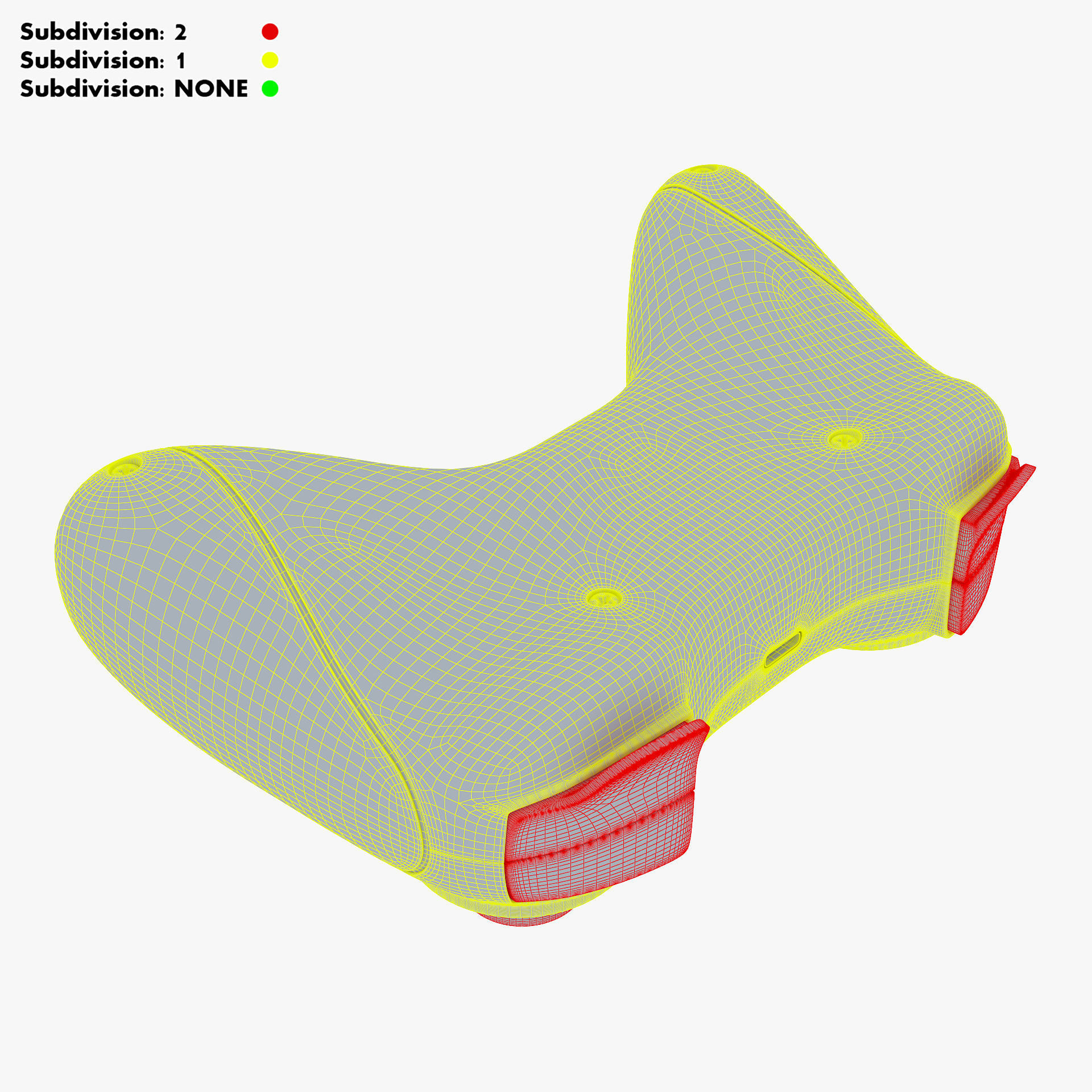 Generic Video Game Controller M 4 3D model_42