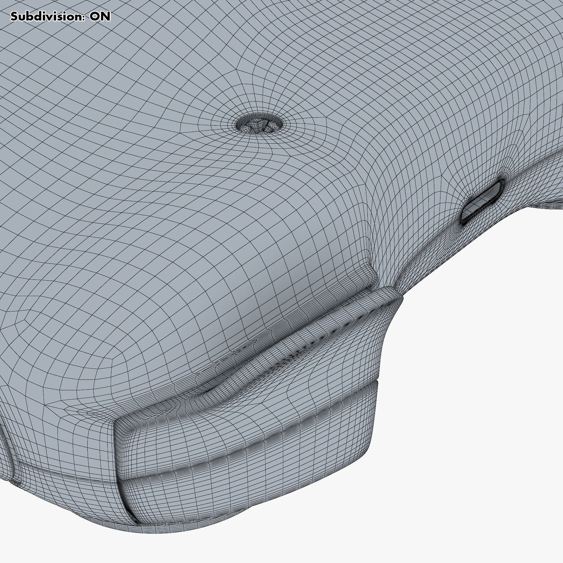 Generic Video Game Controller M 4 3D model_35