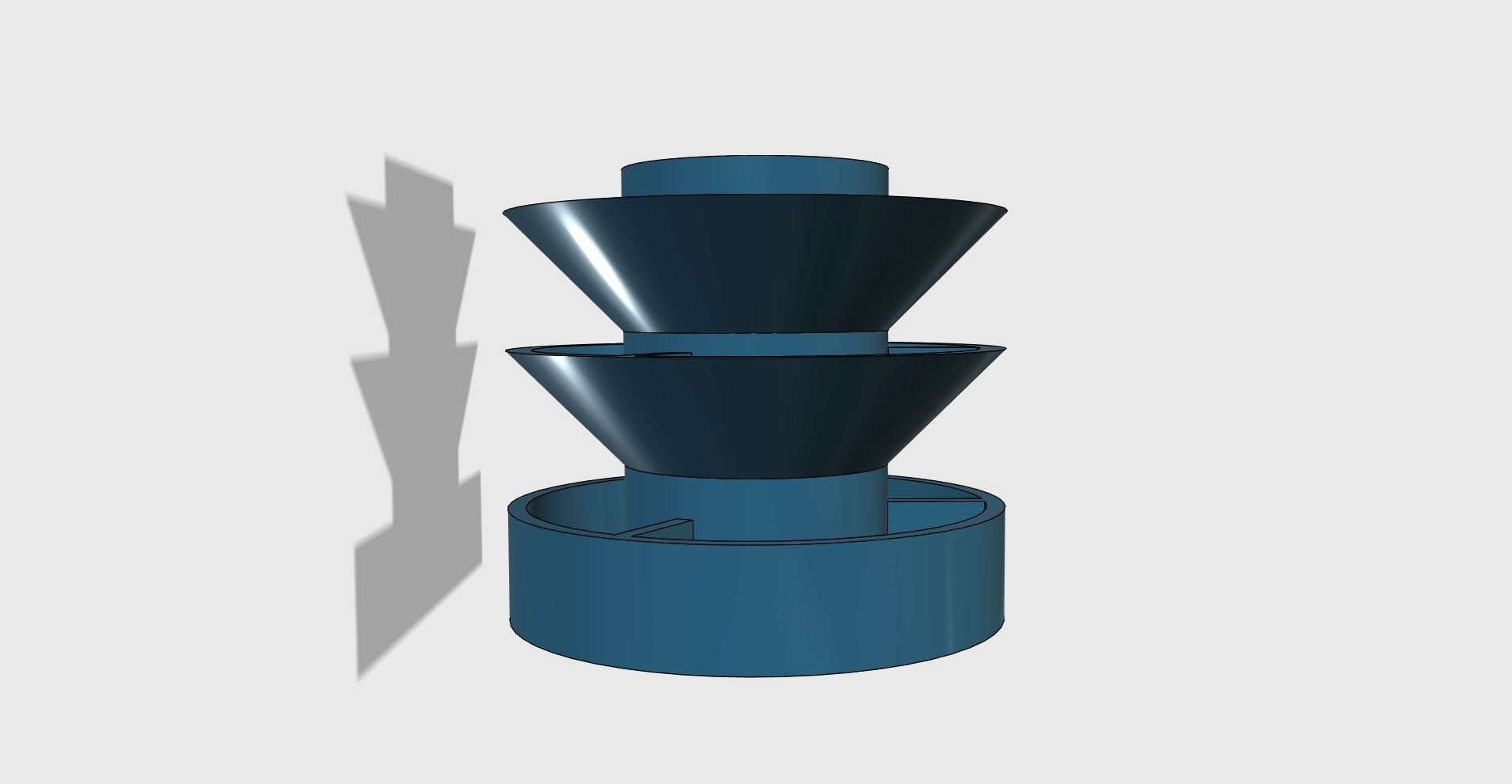 Pen holder stand easy print 3D print model_2