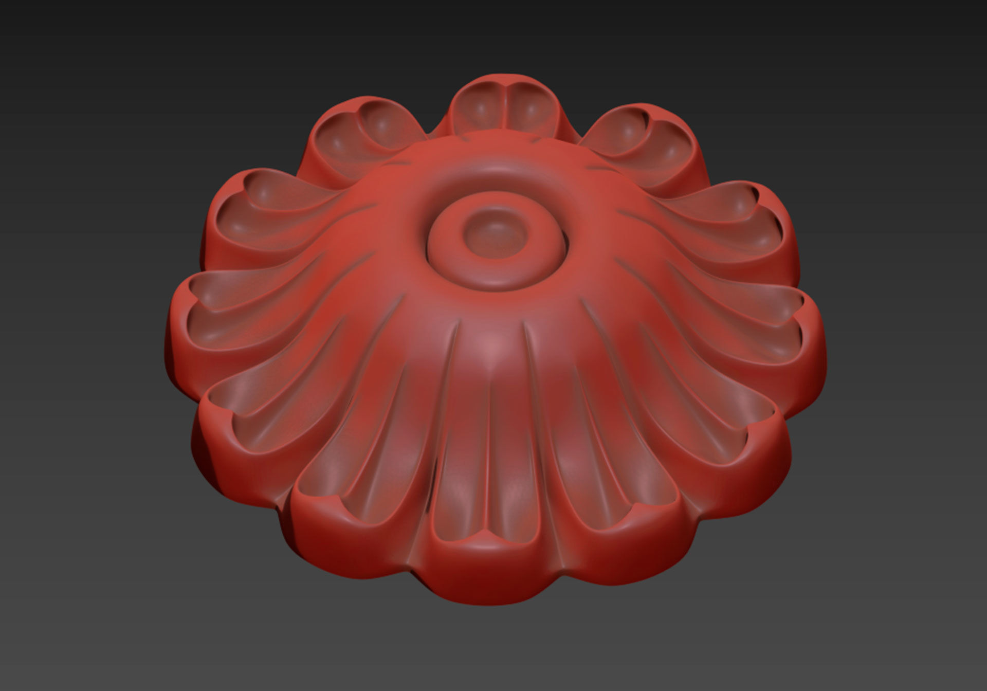 Carved rosette  3D model_6