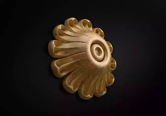 Carved rosette 