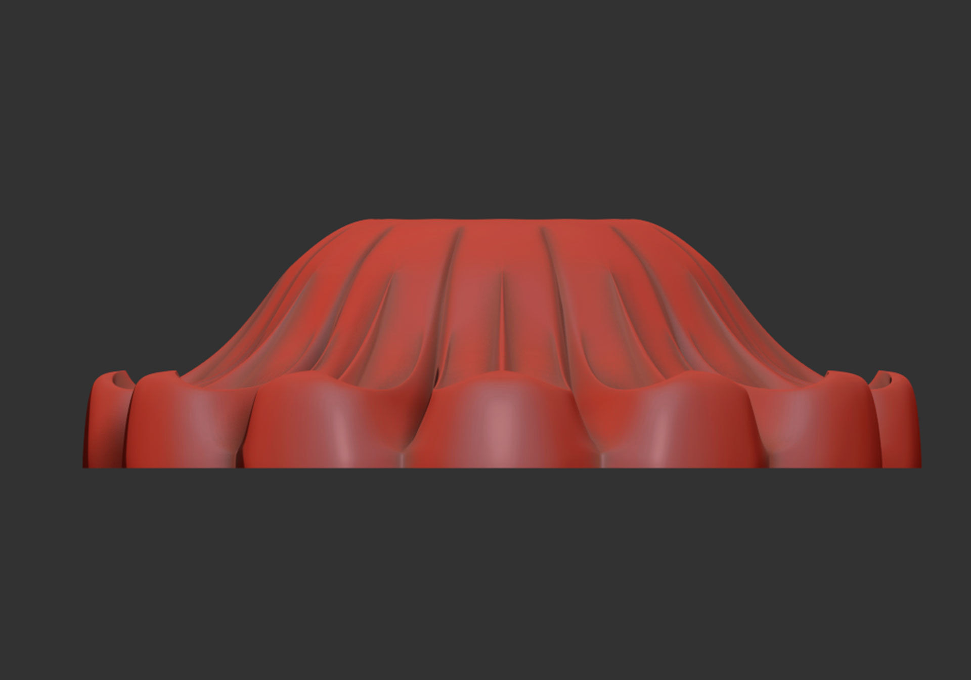 Carved rosette  3D model_7