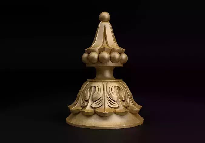Pinecone Corbel 3D model
