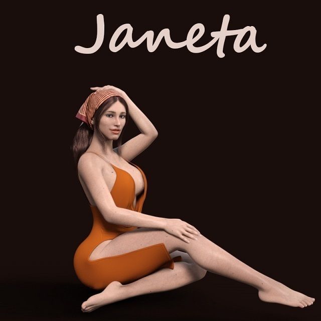 Janeta for Genesis 8 Female 3D model_5