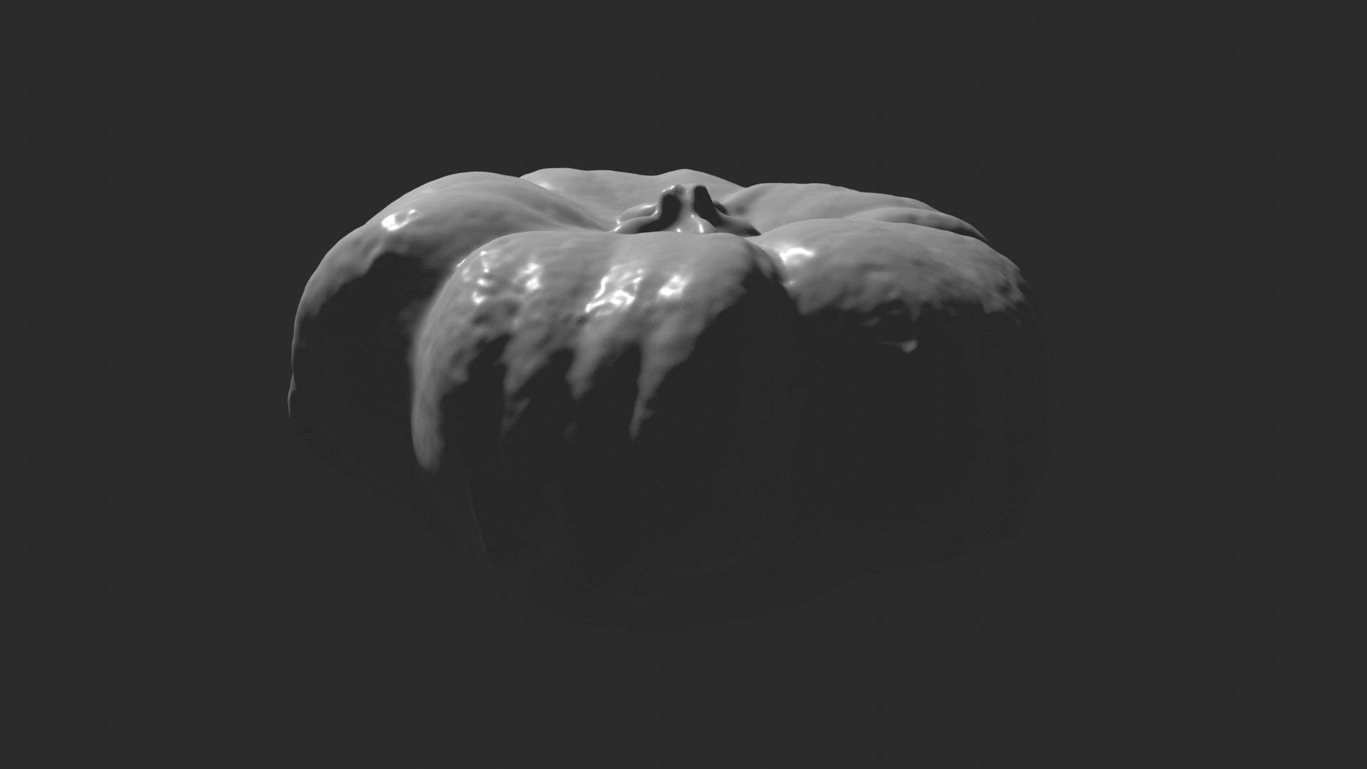 Decorative Gourd Pumpkin Squash Flower 3D Scan 3D model_20
