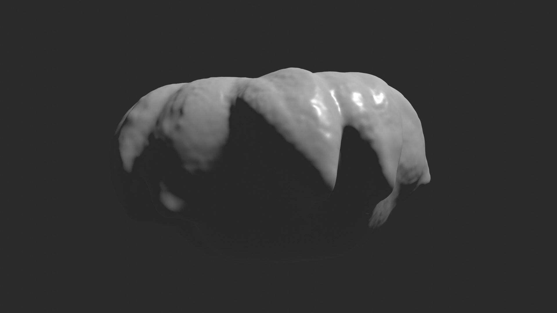 Decorative Gourd Pumpkin Squash Flower 3D Scan 3D model_24