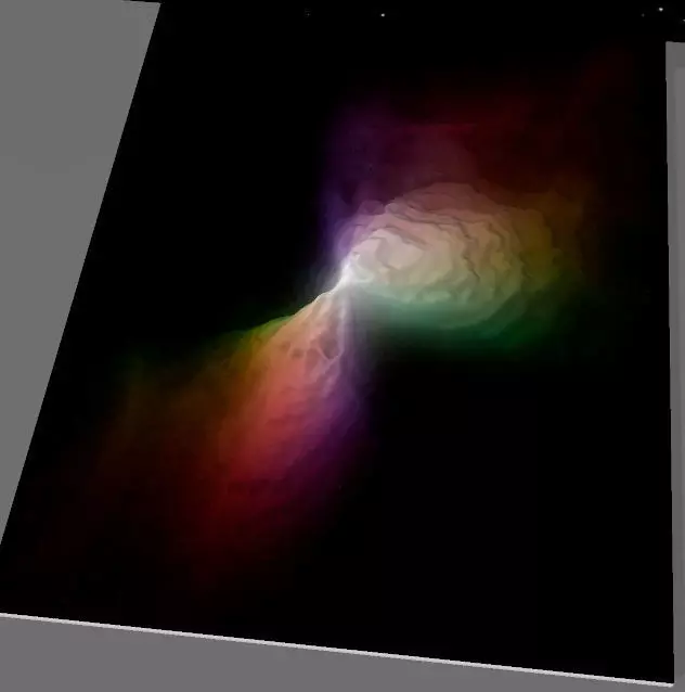 Boomerand nebula DEEP SKY OBJECT 3D SOFTWARE ANALYSIS 3D print model