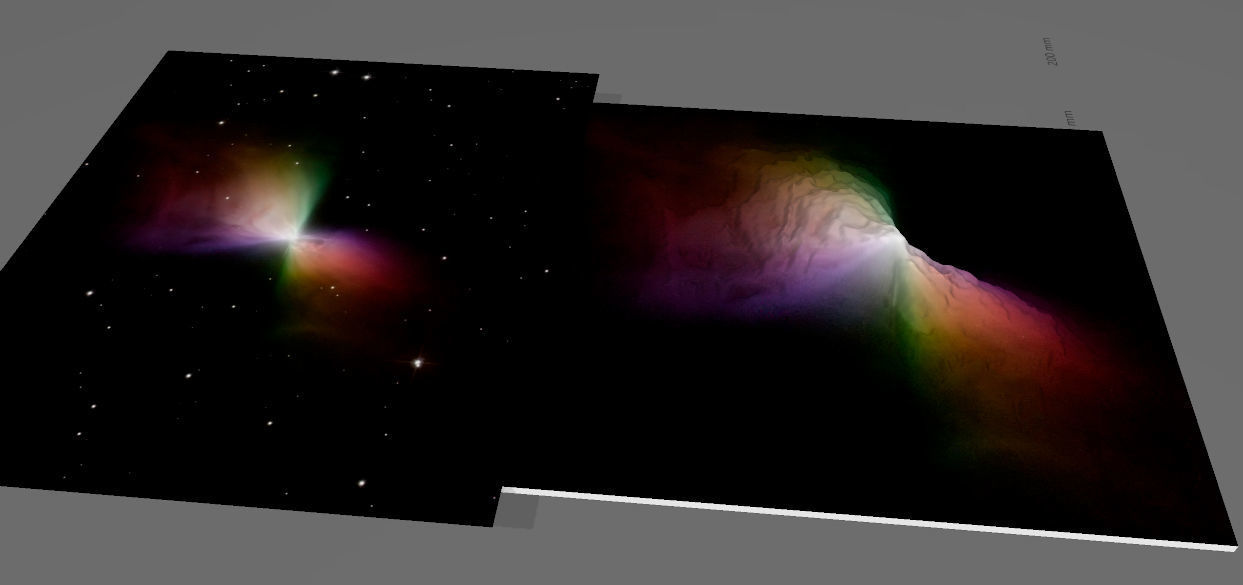 Boomerand nebula DEEP SKY OBJECT 3D SOFTWARE ANALYSIS 3D model 3D ...