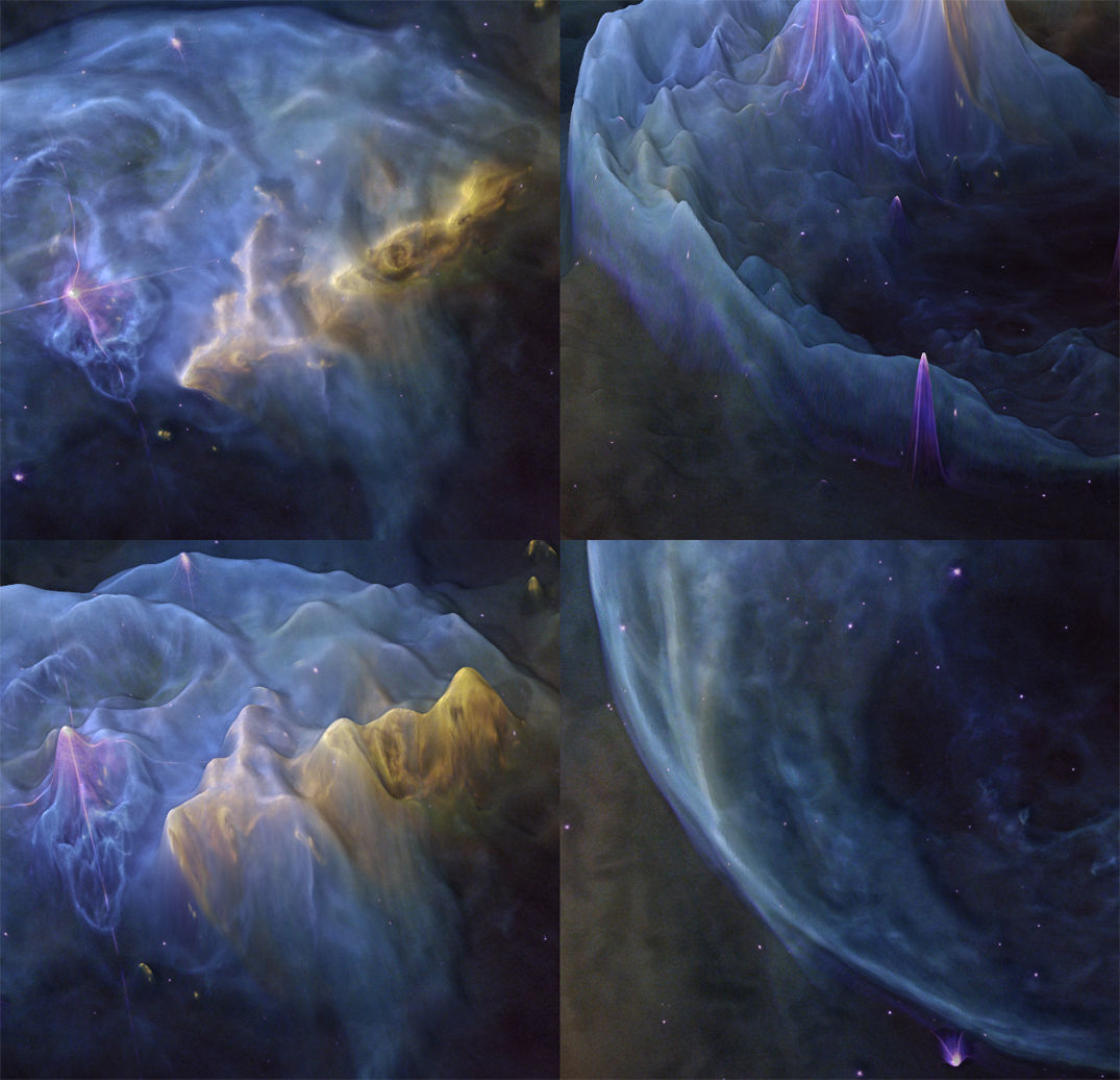 Buble Nebula DEEP SKY OBJECT 3D SOFTWARE ANALYSIS 3D print model_3