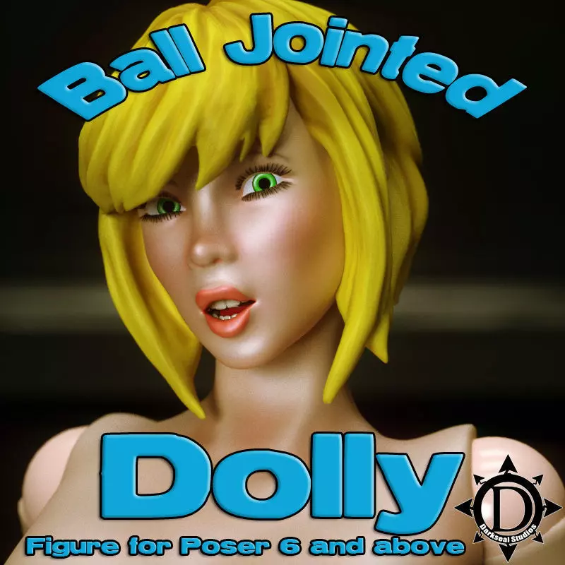 Ball Jointed Dolly for Poser and Daz 3D model_0