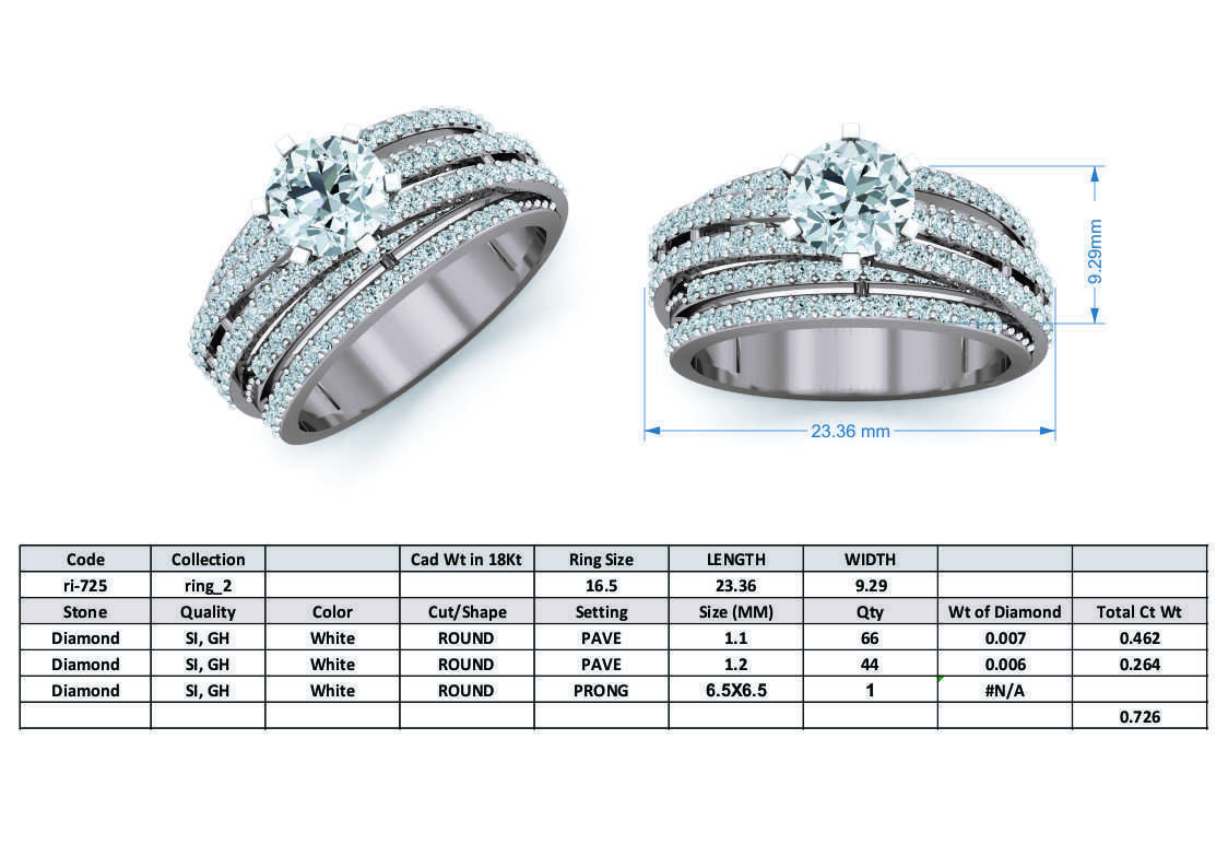 Ring - 725 3D print model_3