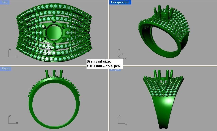Ring - 722 3D print model_3