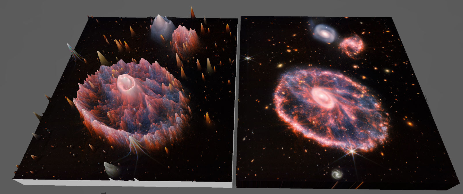 Cartwheel James Webb 3d picture software analysis 3D print model_1