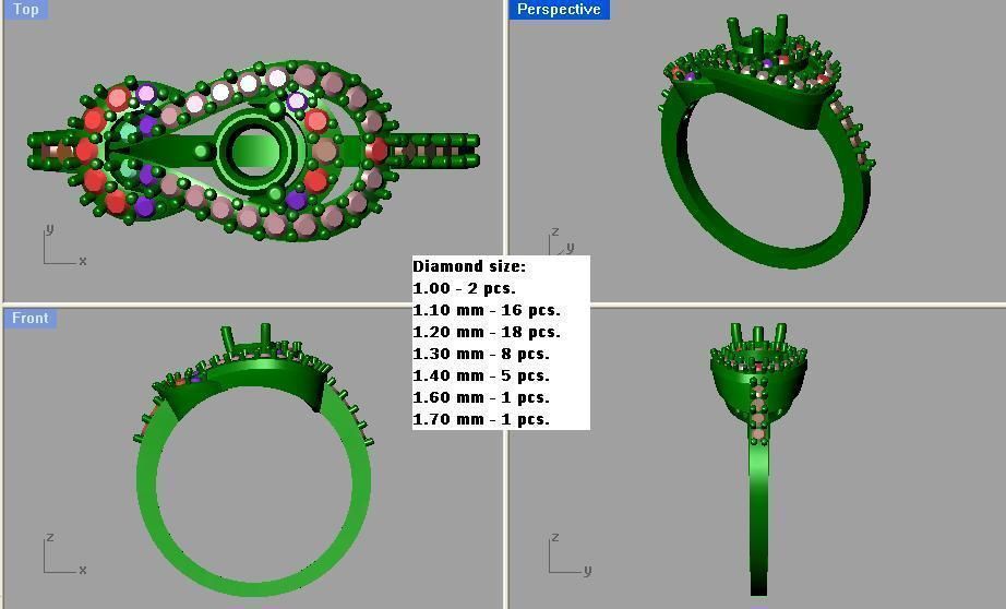 Ring - 563 3D print model_3