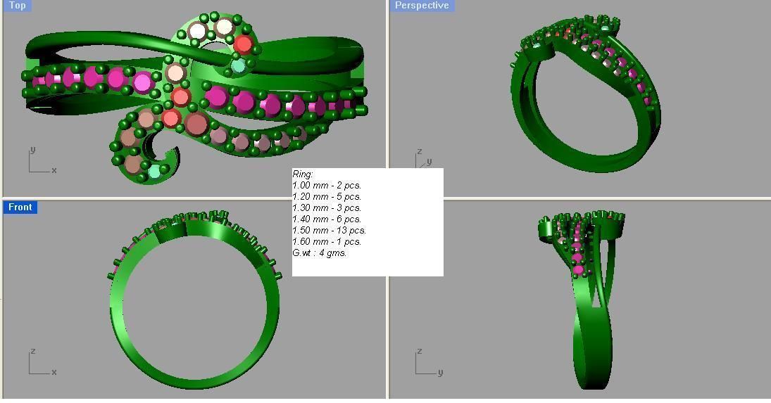 Ring - 43 3D print model_3