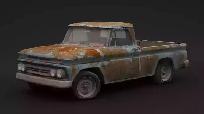 Rusty Old Pickup
