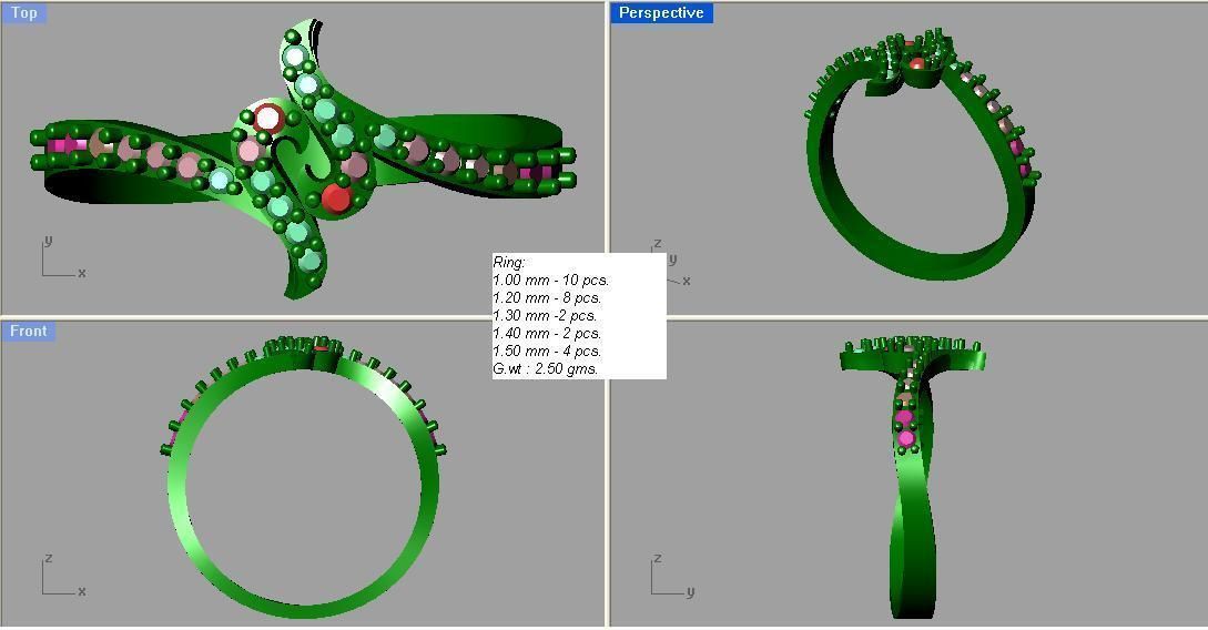 Ring - 25 3D print model_3