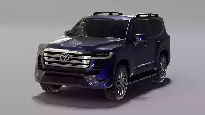 Toyota Land Cruiser 300 3D model Low-poly 3D model
