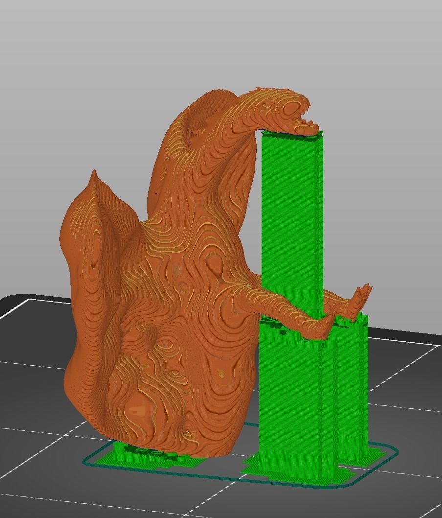 Sculpted Dragon Free 3D model_10