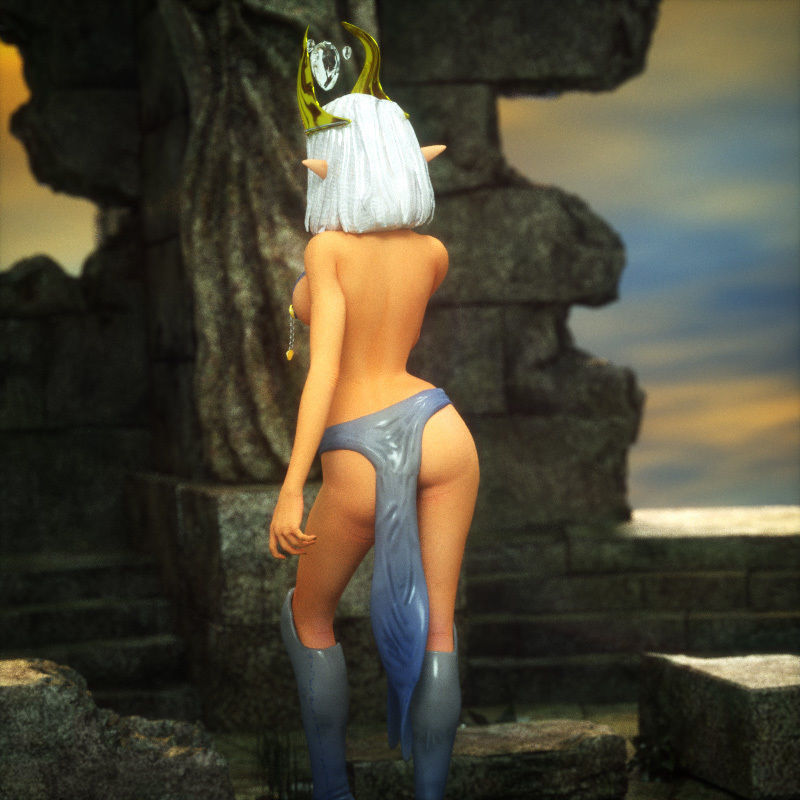 Preistess for Aiko 3 for Poser or Daz 3D model_3