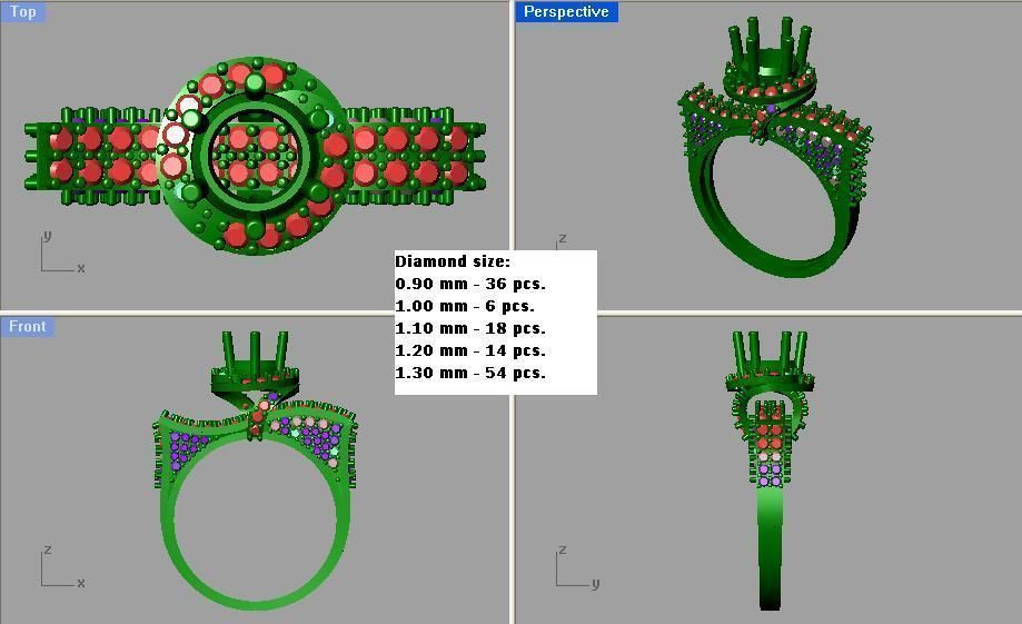 Ring - 1047 3D print model_3